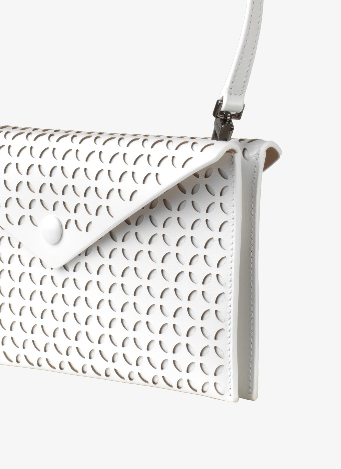 Louise 24 Crossbody Envelope ALAÏA WHITE LOUISE 24 CROSSBODY ENVELOPE